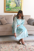 Model wearing Luna by Saher Hamza semi formal