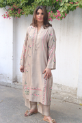 Side slit detail of Zeen semi formal kurta