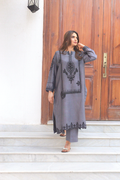 Saher Hamza embroidered semi formal set