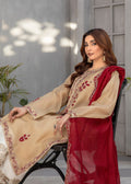 Embroidered semi formals with cutwork izzar pants

