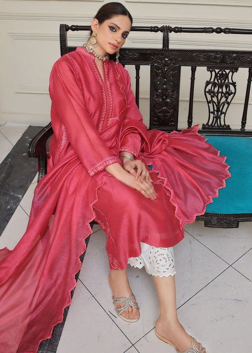 Cutwork izzar pants with embroidered semi formal

