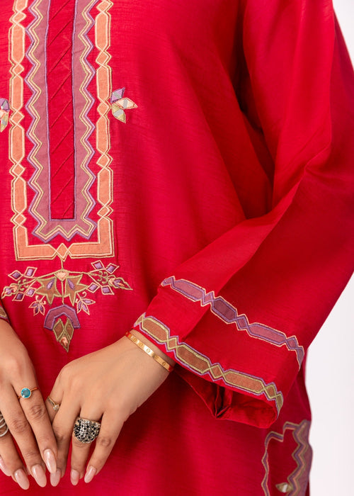 Matching pink izzar pants with semi formal dress

