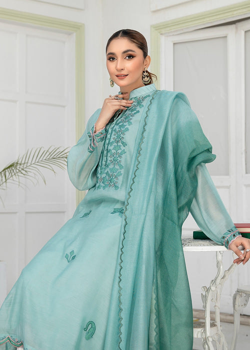 Saher Hamza embroidered semi formals with pants


