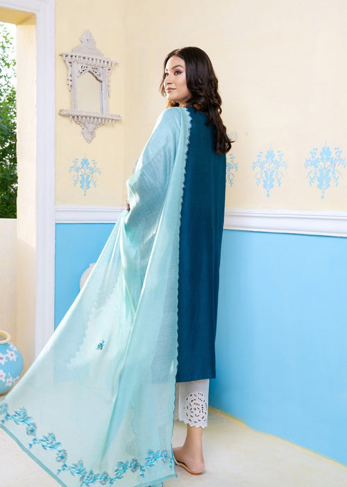 Saher Hamza embroidered semi formals with dupatta


