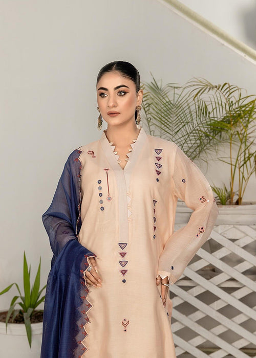 Saher Hamza embroidered semi formals close-up design

