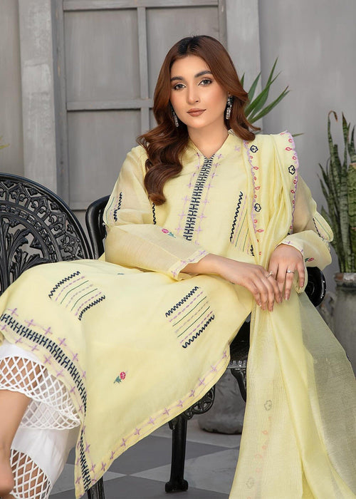 Elegant embroidered semi formals with adda work

