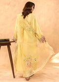 Sheesha work on neckline and sleeves embroidery


