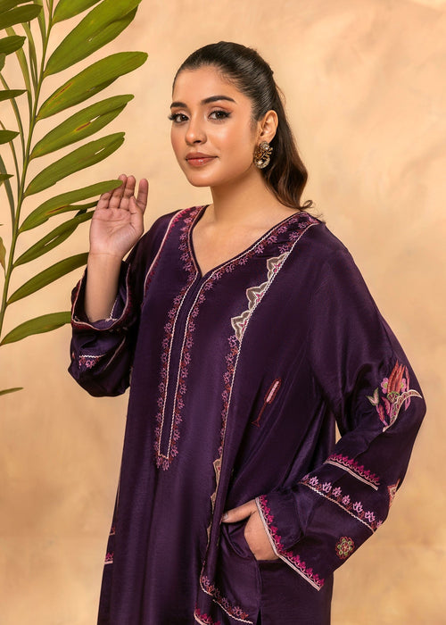 Full outfit of Maahi embroidered semi formal set

