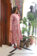 Elegant tea pink semi formal dress by Saher Hamza